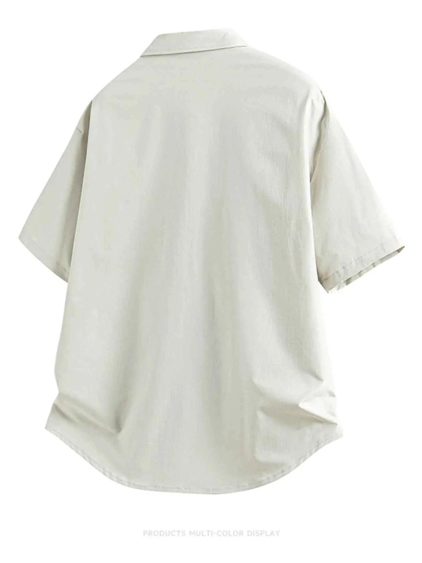 Men's Full Size Snap Down Short Sleeve Shirt Plus Size