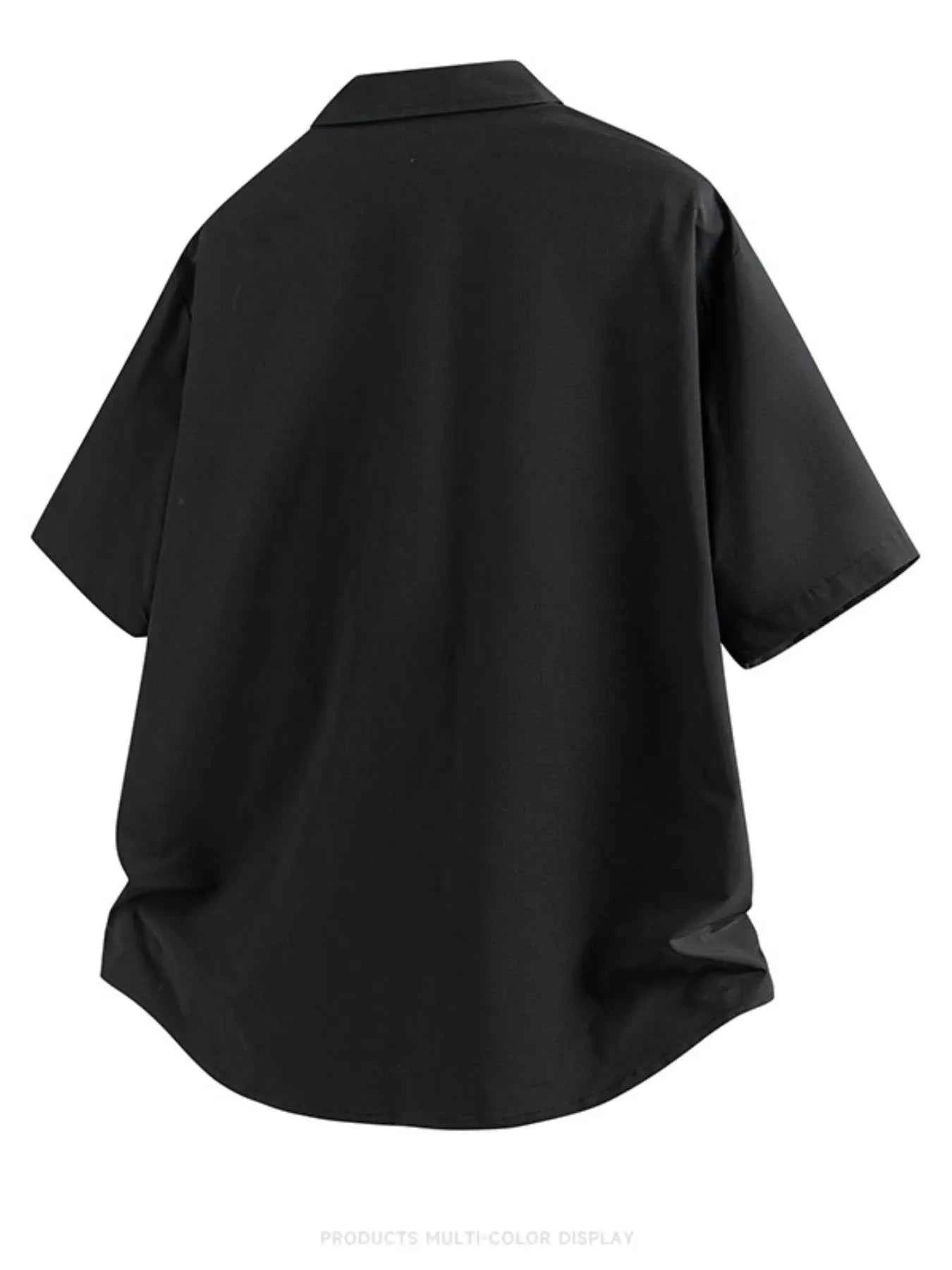 Men's Full Size Snap Down Short Sleeve Shirt Plus Size