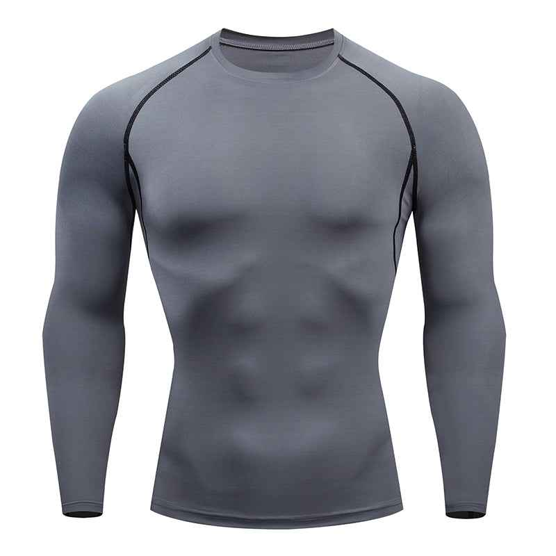 Stonehenge Texture Men’s Compression Gym T Shirt Performance Dry-Fit Training Top