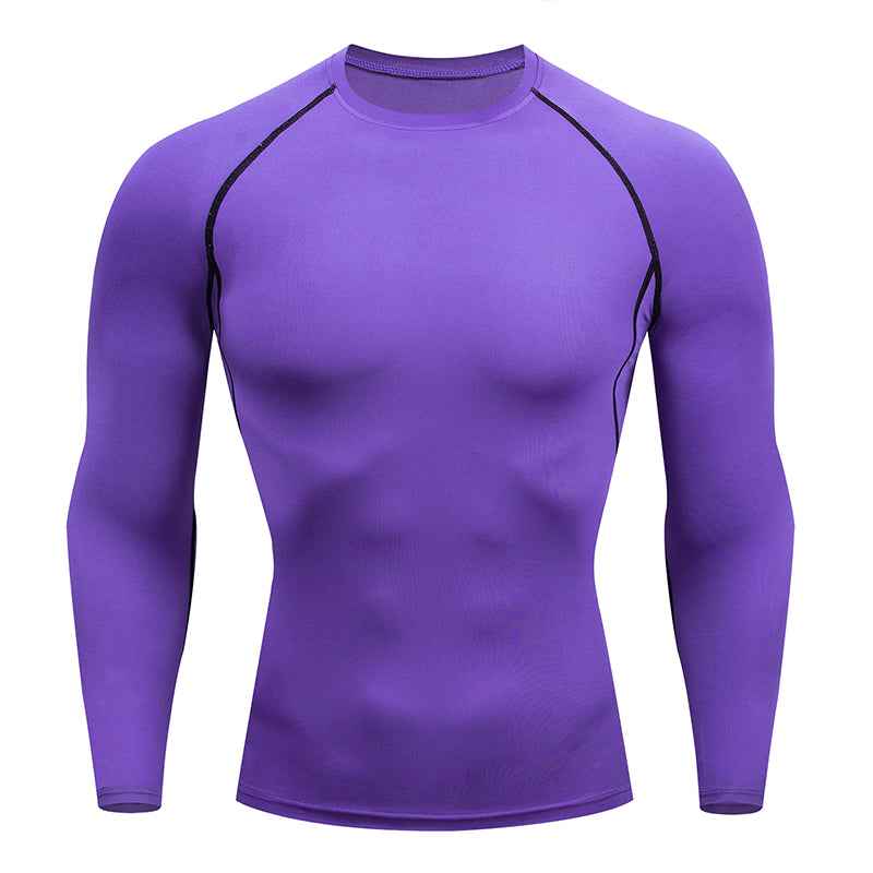 Stonehenge Texture Men’s Compression Gym T Shirt Performance Dry-Fit Training Top