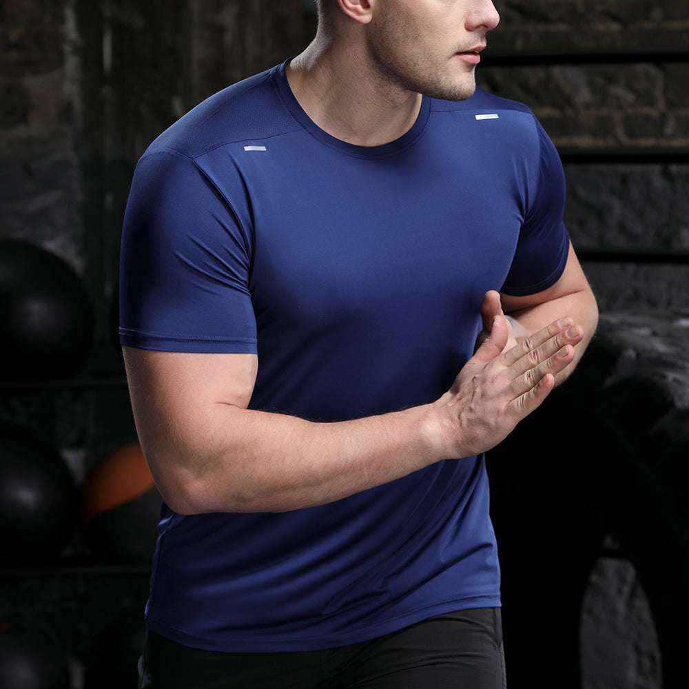 Men’s Quick-Drying Gym Shirt & Joggers Set Compression Fit Customizable Sublimation Wear
