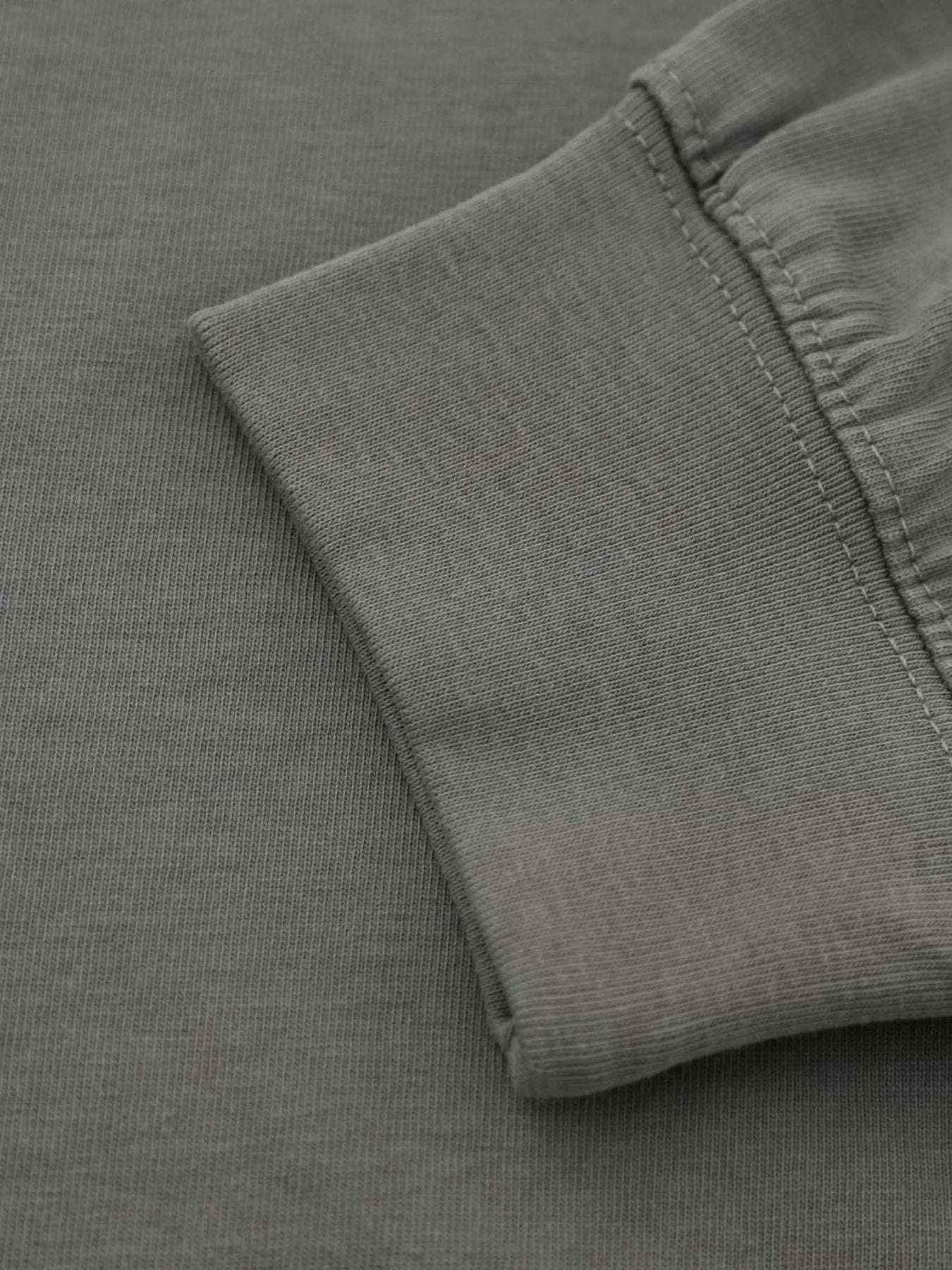 Men’s Distressed Long Sleeve T-Shirt – Oversized Streetwear Round Neck Top