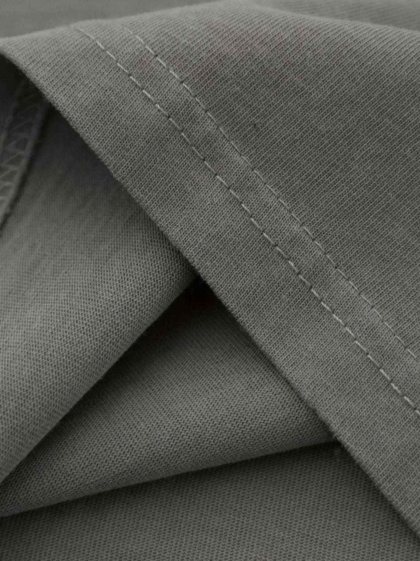 Men’s Distressed Long Sleeve T-Shirt – Oversized Streetwear Round Neck Top