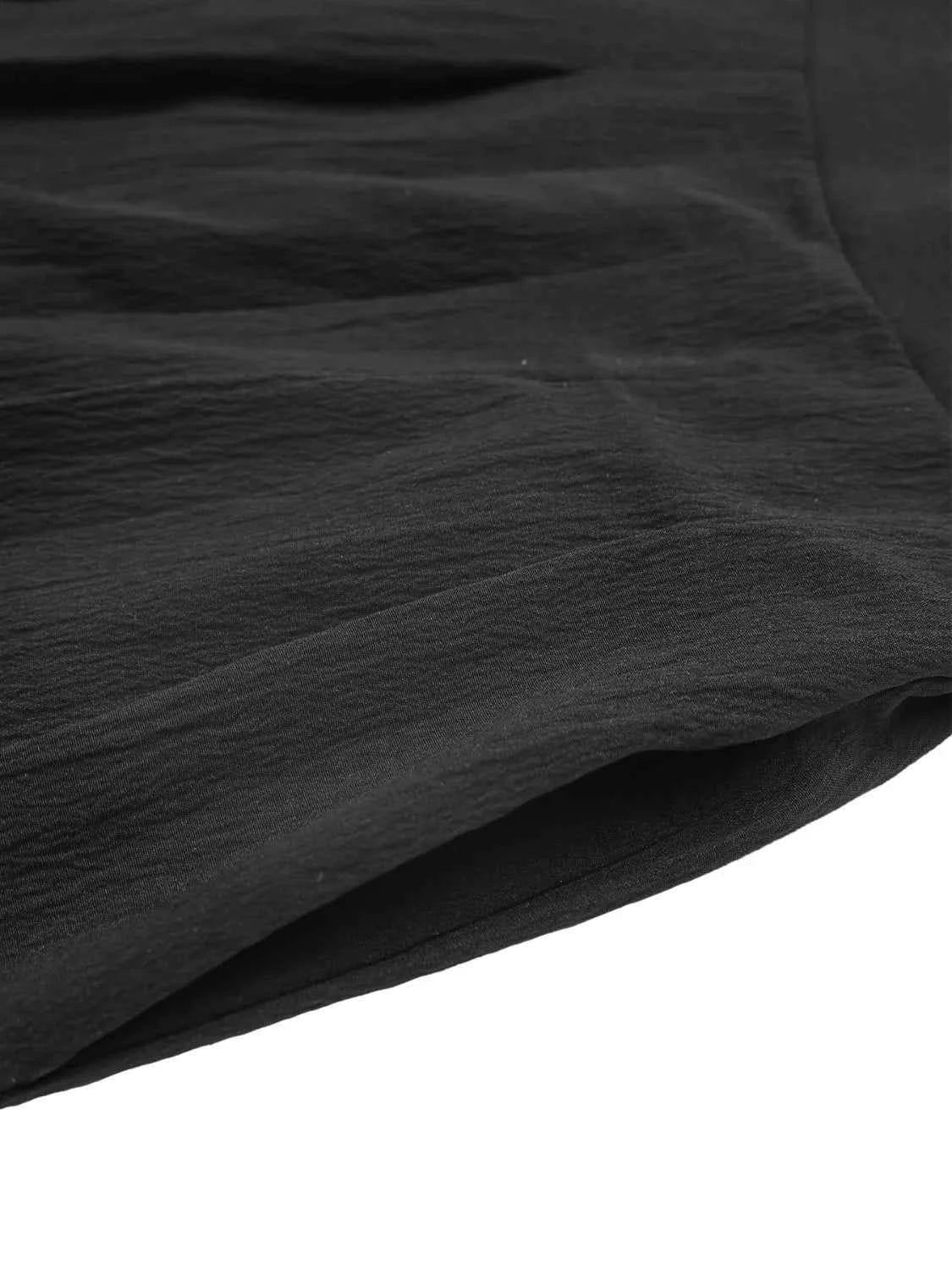 Women’s Pleated Shorts with Pockets – Casual High-Waist Flowy Summer Shorts