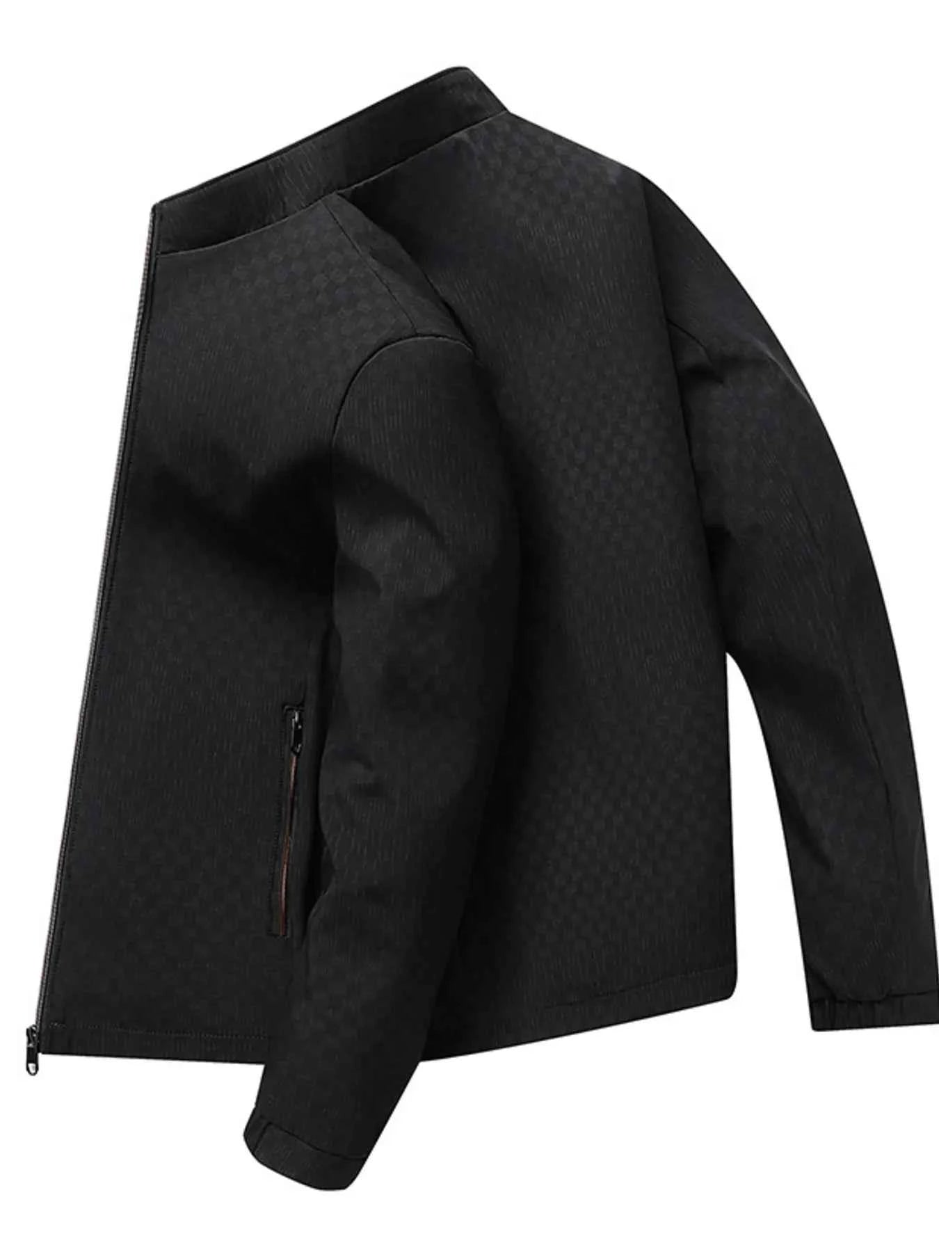Men’s Plus Size Zip Up Long Sleeve Jacket – Casual Lightweight Outerwear with Pockets