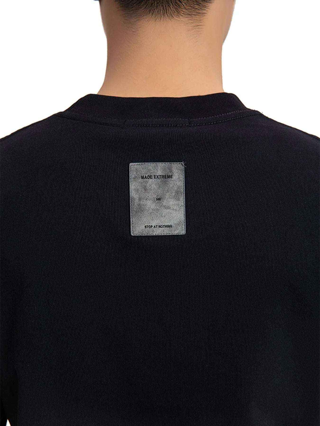 Men's Gaming Tic Tac Toe Graphic Round Neck T-Shirt