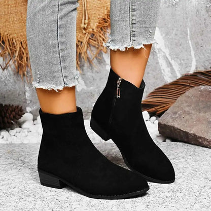 Block Heels Chelsea Boots