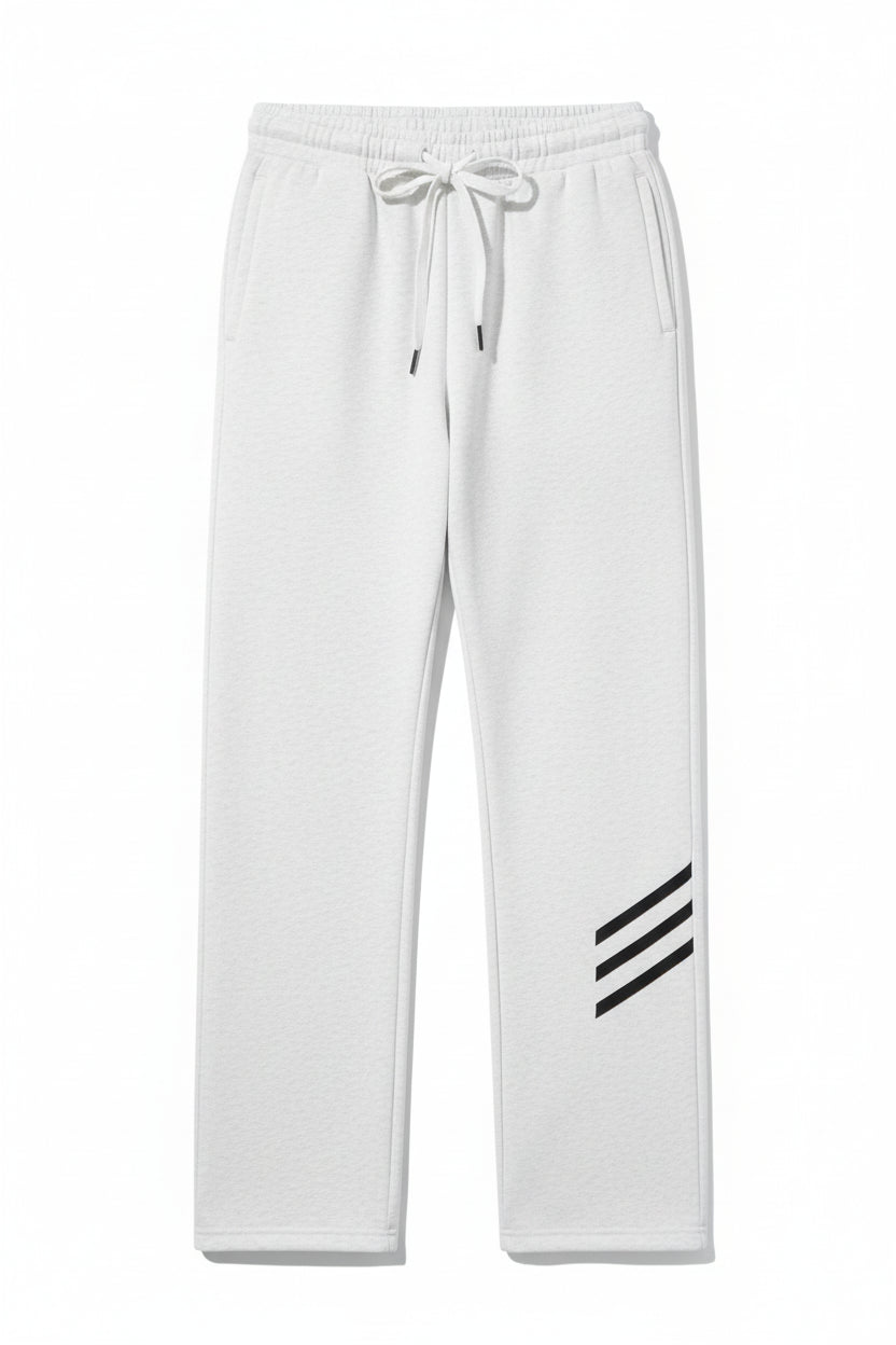 Men's Full Size Casual Loose Fit Sweatpants with Stripes Plus Size