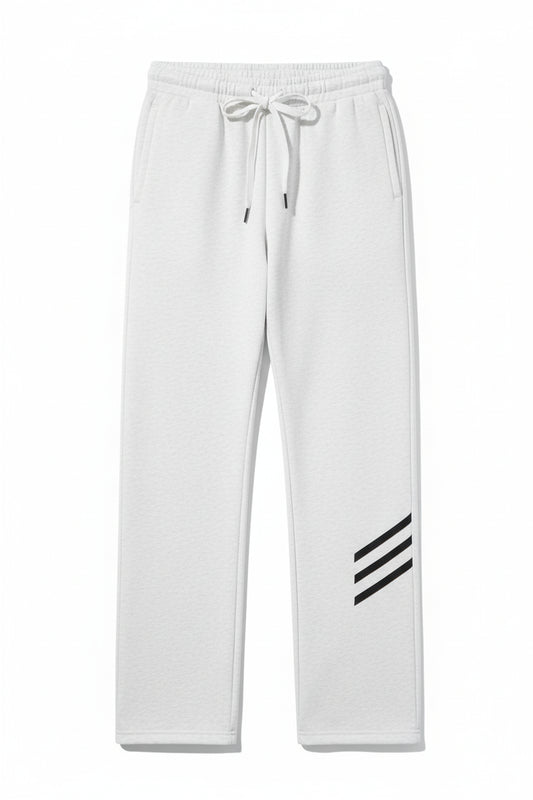 Men's Full Size Casual Loose Fit Sweatpants with Stripes Plus Size