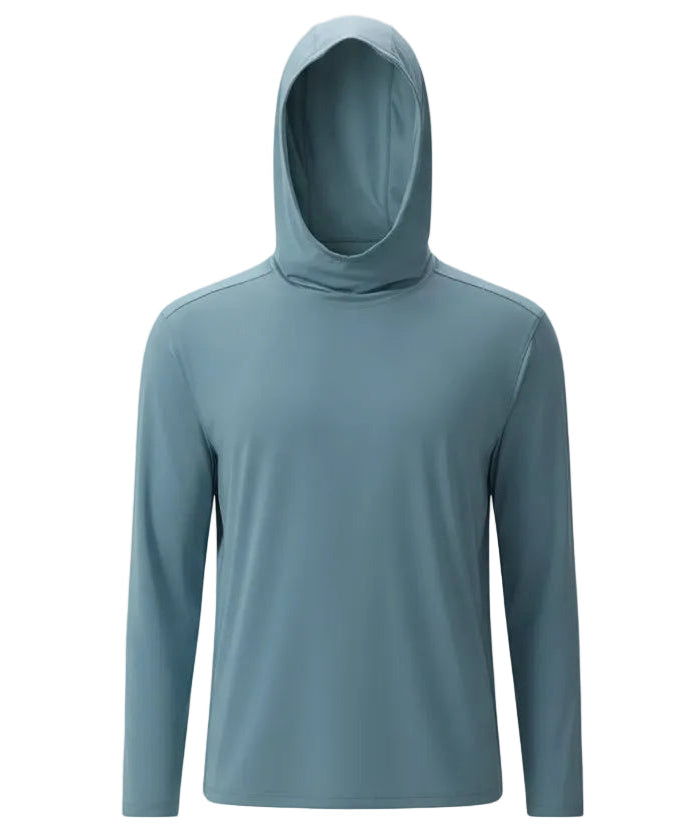 Men's Solid Color Long Sleeve Hoodie
