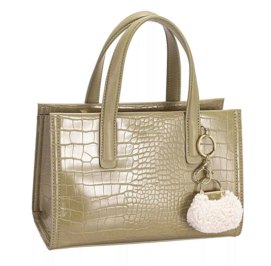 David Jones Crocodile Pattern Handbag