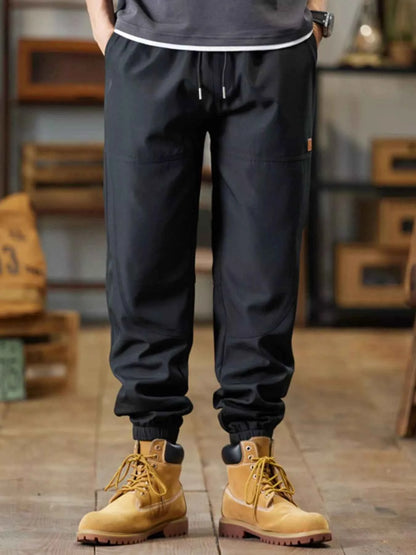 Men's Plus Size Elastic Waist Joggers