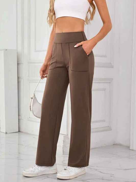 Lovelet High Waist Active Pants with Pockets