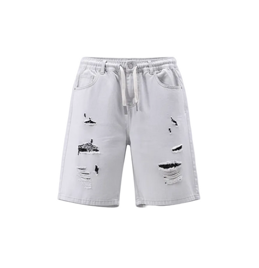 Men's Distressed Denim Shorts for Effortless Casual Style