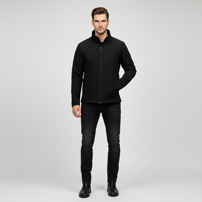 Monolith Motion Softshell Jacket - Charcoal Black Unisex Athleisure