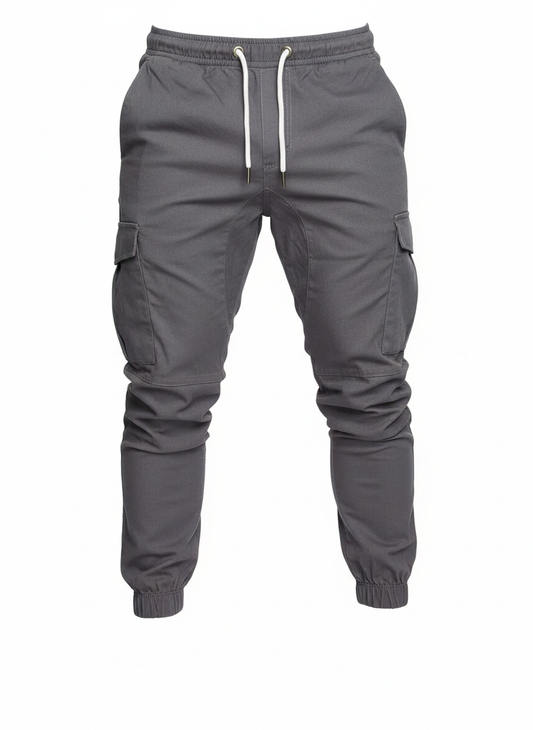 Men's Plus Size Cargo Jogger with Drawstring Waistband - Ultimate Comfort and Style