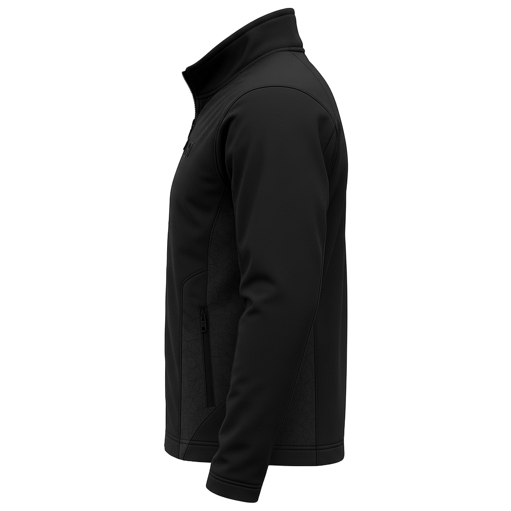 Stonehenge Textures Monolith Motion Softshell Jacket Luxury Athleisure Urban Explorer Charcoal Black (Men & Women)