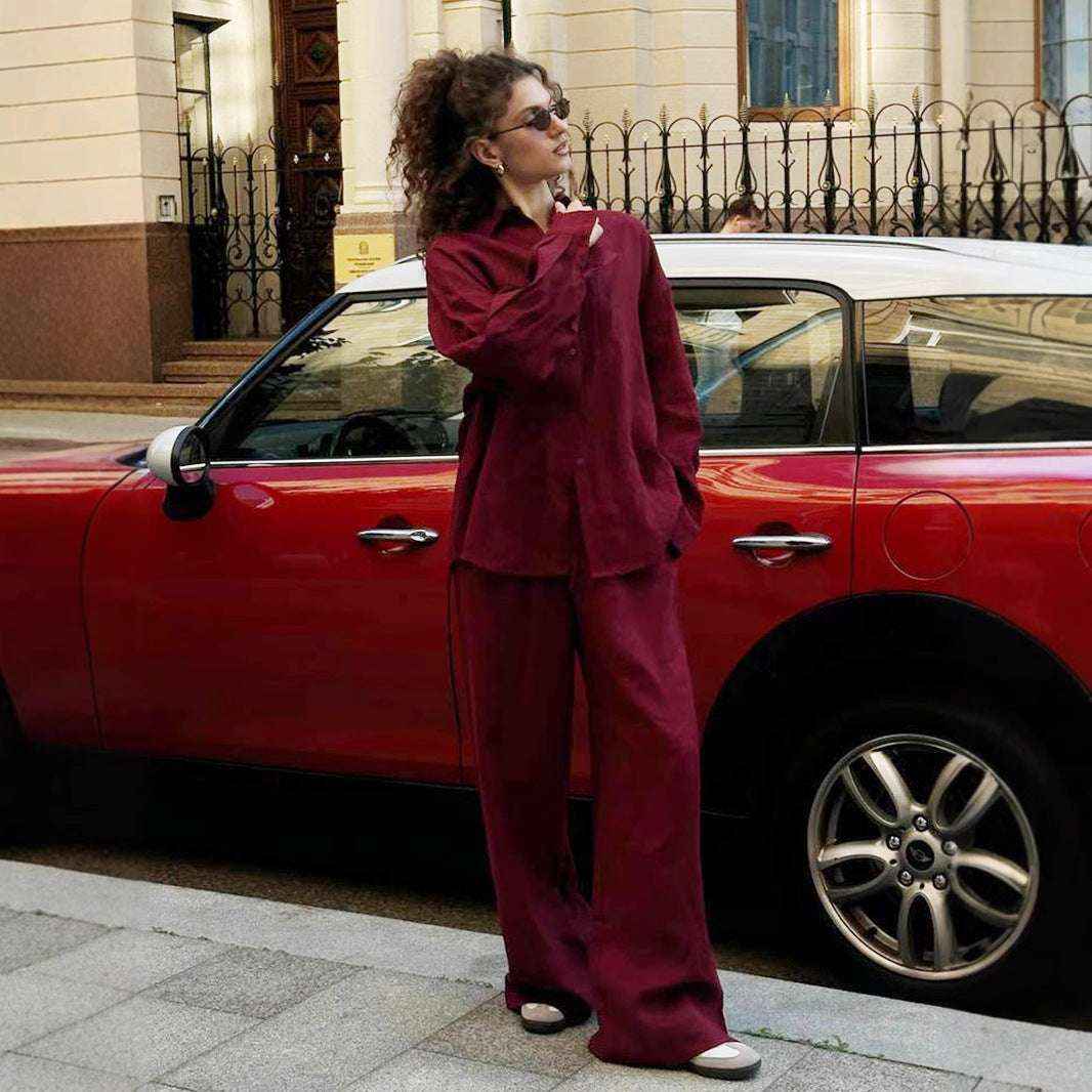 Stonehenge Texture Breathable Textured Cotton Co-Ord Set for Timeless Summer Styling