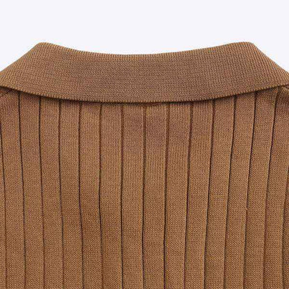 Custom Jacquard Knit Vintage sleeveless Polo Sweater Menswear Capsule