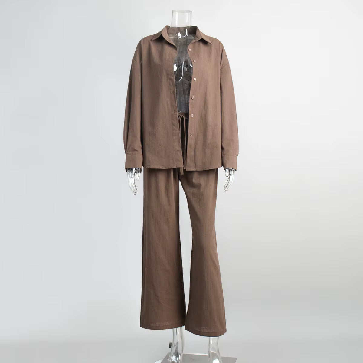 Stonehenge Texture Breathable Textured Cotton Co-Ord Set for Timeless Summer Styling - Stonehenge Texture