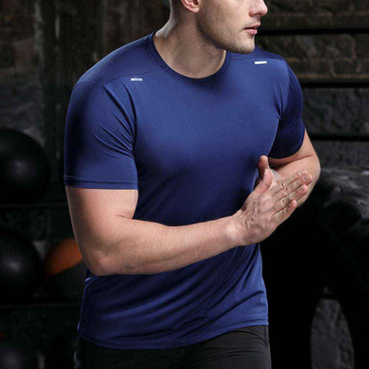 Men’s Quick-Drying Gym Shirt & Joggers Set Compression Fit Customizable Sublimation Wear