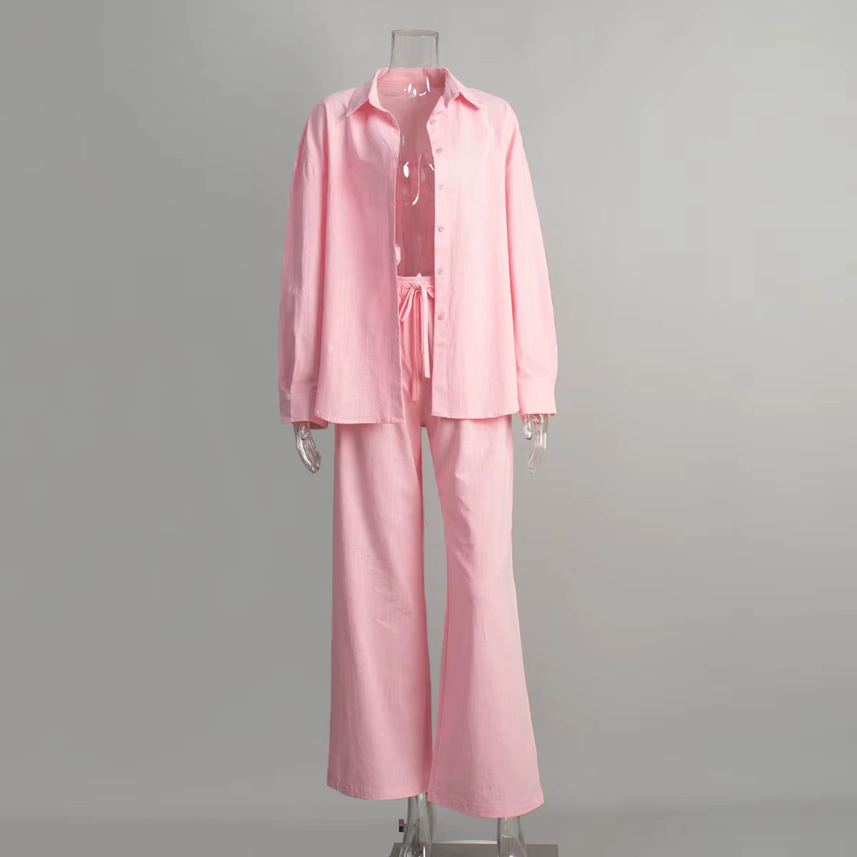 Stonehenge Texture Breathable Textured Cotton Co-Ord Set for Timeless Summer Styling - Stonehenge Texture