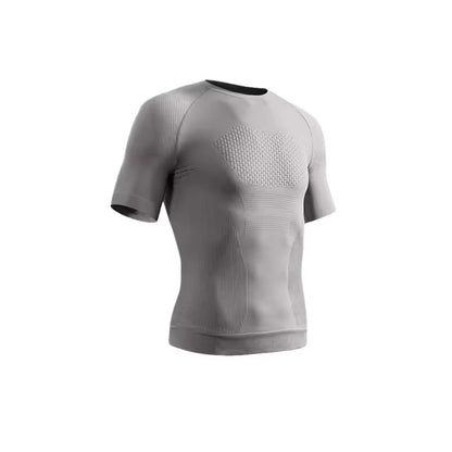Stonehenge Textures Men’s Compression Gym T-Shirt Seamless Muscle Fit