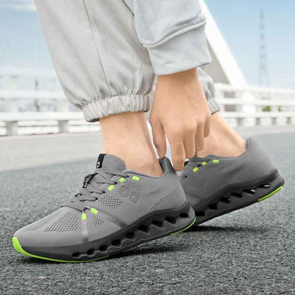 Stonehenge Texture AirFlow™ Running Breathable Mesh Performance Running Shoes