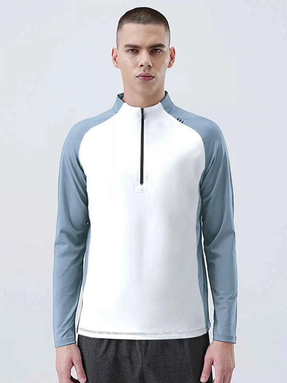 Men's Plus Size Long Sleeve Quick-Dry Active T-Shirt