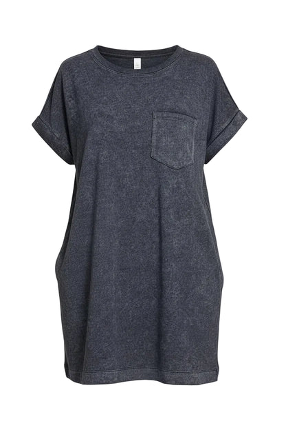 Zenana Premium Cotton Washed T-Shirt Dress