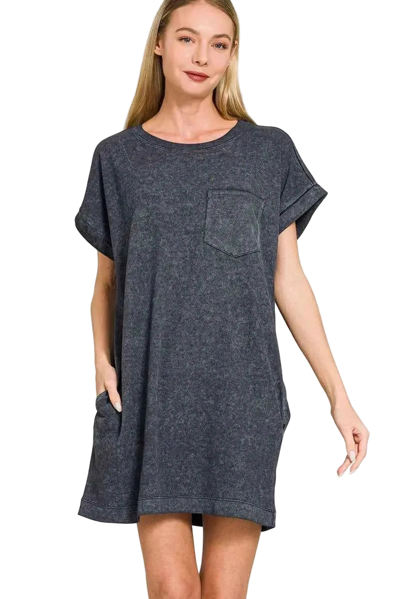 Washed Cotton Everyday Dress