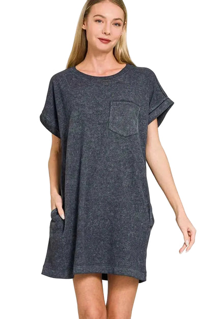 Washed Cotton Everyday Dress