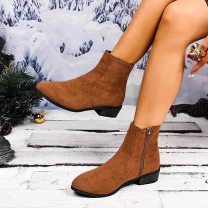 Block Heels Chelsea Boots