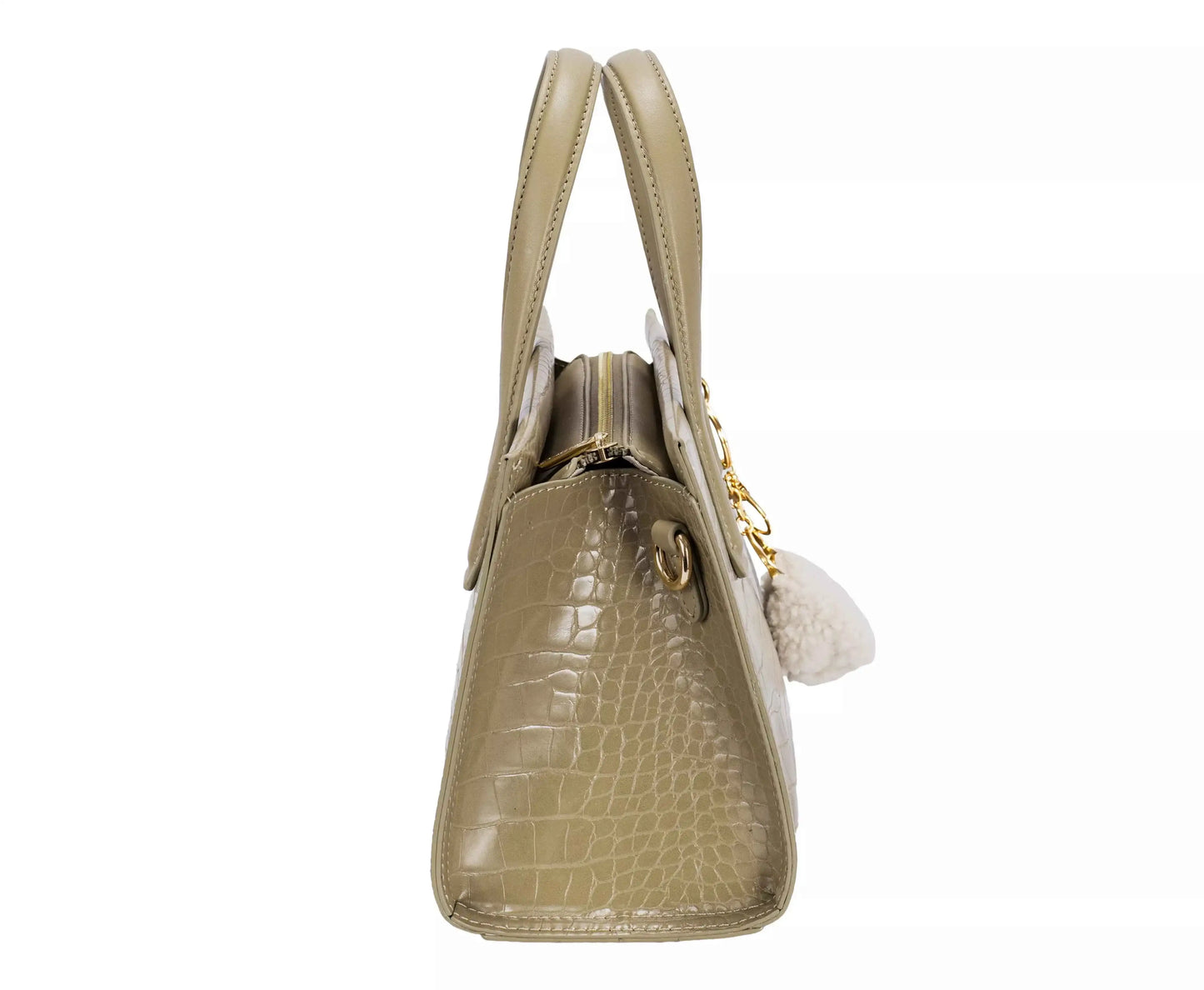 David Jones Crocodile Pattern Handbag