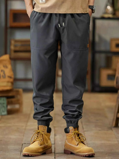 Men's Plus Size Elastic Waist Joggers