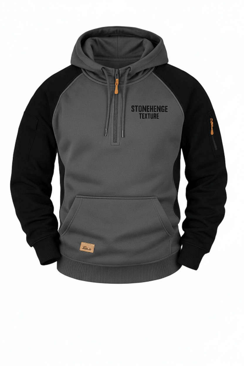 Grey and black tracksuit - no shoes