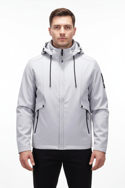 Male Model Wearing Premium Technical Jacket